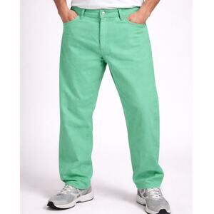 Levi’s 501 Mint Green Jeans W42x30 – Classic Straight Leg Button Fly Denim